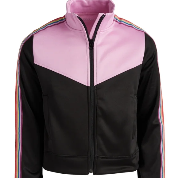 Ideology Jackets Coats Ideology Big Girls Rainbow Striped